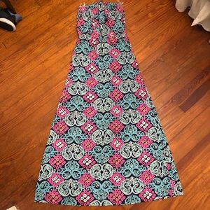 Lilly Pulitzer Strapless Maxi Size Medium